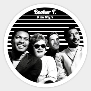 Booker T. & The M.G.'s - transparent font Sticker